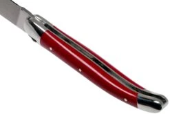 Forge De Laguiole 1211INTCROUB 11cm, Micarta Rouge, Couteau Laguiole -Nitecore Soldes Boutique LA1211INTCROUB 05 forge de laguiole