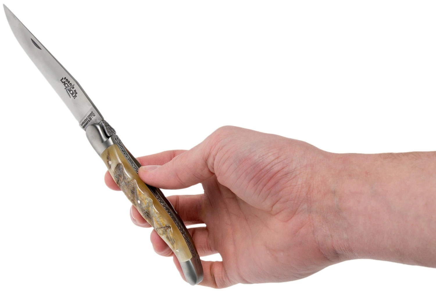 Forge De Laguiole 12 Cm 1212INBESAT Corne De Bélier, Couteau Laguiole 10 Forge De Laguiole 12 Cm 1212INBESAT Corne De Bélier, Couteau Laguiole – Image 8