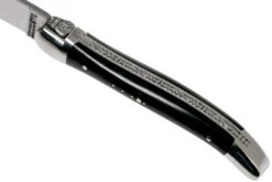 Forge De Laguiole 129INTCNOIBRI 9cm, Micarta Noir, Couteau Laguiole -Nitecore Soldes Boutique LA129INTCNOIBRI 07 forge de laguiole