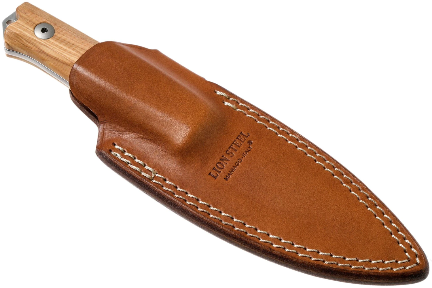 LionSteel B40 Olivewood B40-UL Couteau Bushcraft 9 LionSteel B40 Olivewood B40-UL Couteau Bushcraft – Image 7