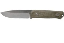 LionSteel B41 Green Canvas Micarta G10 B41-CVG Couteau De Bushcraft