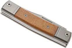 LionSteel BestMan BM13 CVN Natural Canvas Micarta Couteau De Poche Slipjoint 12 LionSteel BestMan BM13 CVN Natural Canvas Micarta Couteau De Poche Slipjoint -Nitecore Soldes Boutique LI BM13 CVN 05 lionsteel