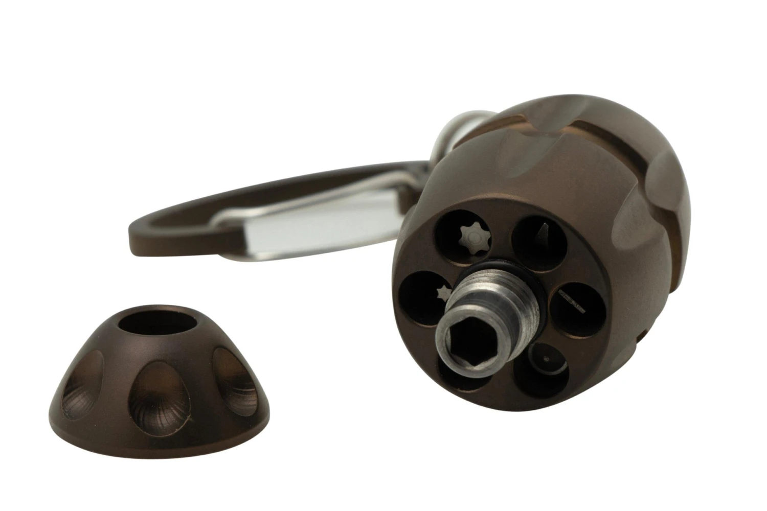 LionSteel Eggie Bronze Titanium EG-BR Porte-clés, Set D'embouts Et Multitool 4 LionSteel Eggie Bronze Titanium EG-BR Porte-clés, Set D'embouts Et Multitool – Image 2