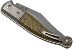 LionSteel Gitano Green Canvas Micarta GT01 CVG Couteau De Poche, Gudy Van Poppel Design -Nitecore Soldes Boutique LI GT01 CVG 04 lionsteel
