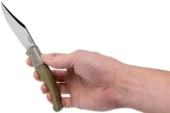 LionSteel Gitano Green Canvas Micarta GT01 CVG Couteau De Poche, Gudy Van Poppel Design -Nitecore Soldes Boutique LI GT01 CVG 08 lionsteel