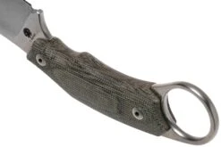 LionSteel H1 Skinner CVG Green Canvas Micarta Couteau Fixe, Tommaso Rumici Design -Nitecore Soldes Boutique LI H1 CVG 04 lionsteel