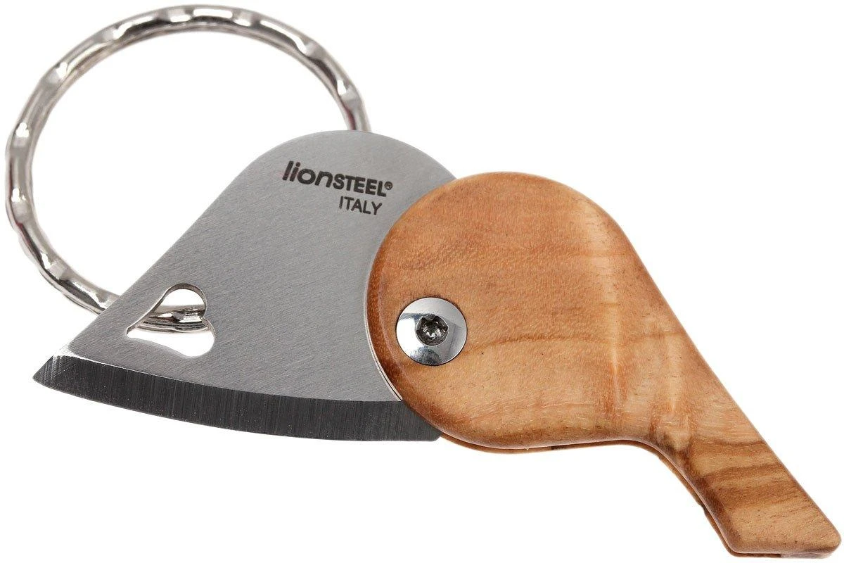 Lionsteel LionBeat Bois D'olivier Couteau De Poche Porte-clés 3 Lionsteel LionBeat Bois D'olivier Couteau De Poche Porte-clés