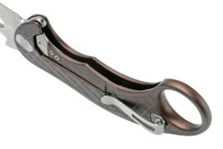 LionSteel L.E.One LE1-A-ES MagnaCut, Satin, Earth Brown Aluminium, Couteau De Poche Karambit -Nitecore Soldes Boutique LI LE1 A ES 04 lionsteel