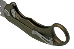 LionSteel L.E.One LE1-A-GS MagnaCut, Satin, Green Aluminium, Couteau De Poche Karambit 15 LionSteel L.E.One LE1-A-GS MagnaCut, Satin, Green Aluminium, Couteau De Poche Karambit -Nitecore Soldes Boutique LI LE1 A GS 06 lionsteel