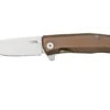 LionSteel Myto MT01A ES Brown Aluminium, Satin Couteau De Poche, Design Molletta -Nitecore Soldes Boutique LI MT01A ES 01 lionsteel