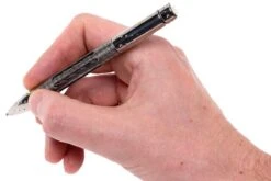 LionSteel Nyala Damascus Grey Shine Stylo NY-SDT-GYS -Nitecore Soldes Boutique LI NYSDT GYS 05 lionsteel nyala li nysdt gys 05