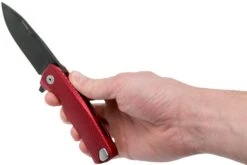 LionSteel ROK Black Red Aluminium ROK A RB Couteau De Poche -Nitecore Soldes Boutique LI ROK A RB 09 lionsteel rok