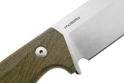 Lionsteel T6 Satin, Green Canvas Micarta T6-CVG Couteau Fixe -Nitecore Soldes Boutique LI T6 CVG 05 lionsteel