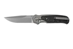 Liong Mah Model 18 M18-CFL Marble Carbon Fiber Lefty, Couteau De Poche