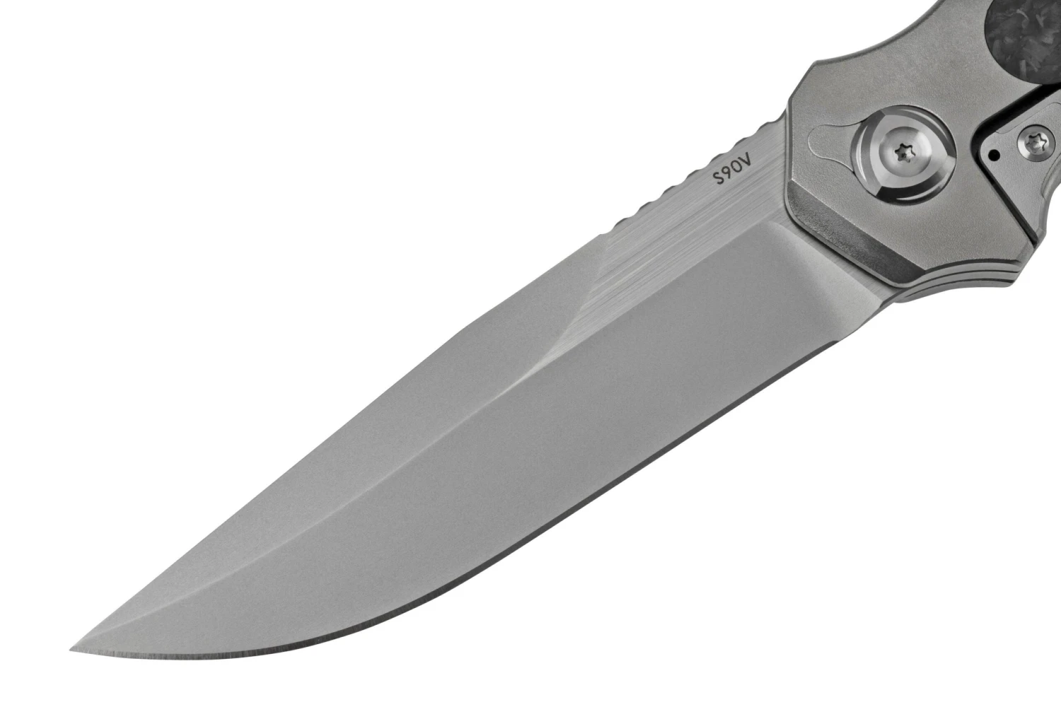 Liong Mah Model 18 M18-CFL Marble Carbon Fiber Lefty, Couteau De Poche 5 Liong Mah Model 18 M18-CFL Marble Carbon Fiber Lefty, Couteau De Poche – Image 3