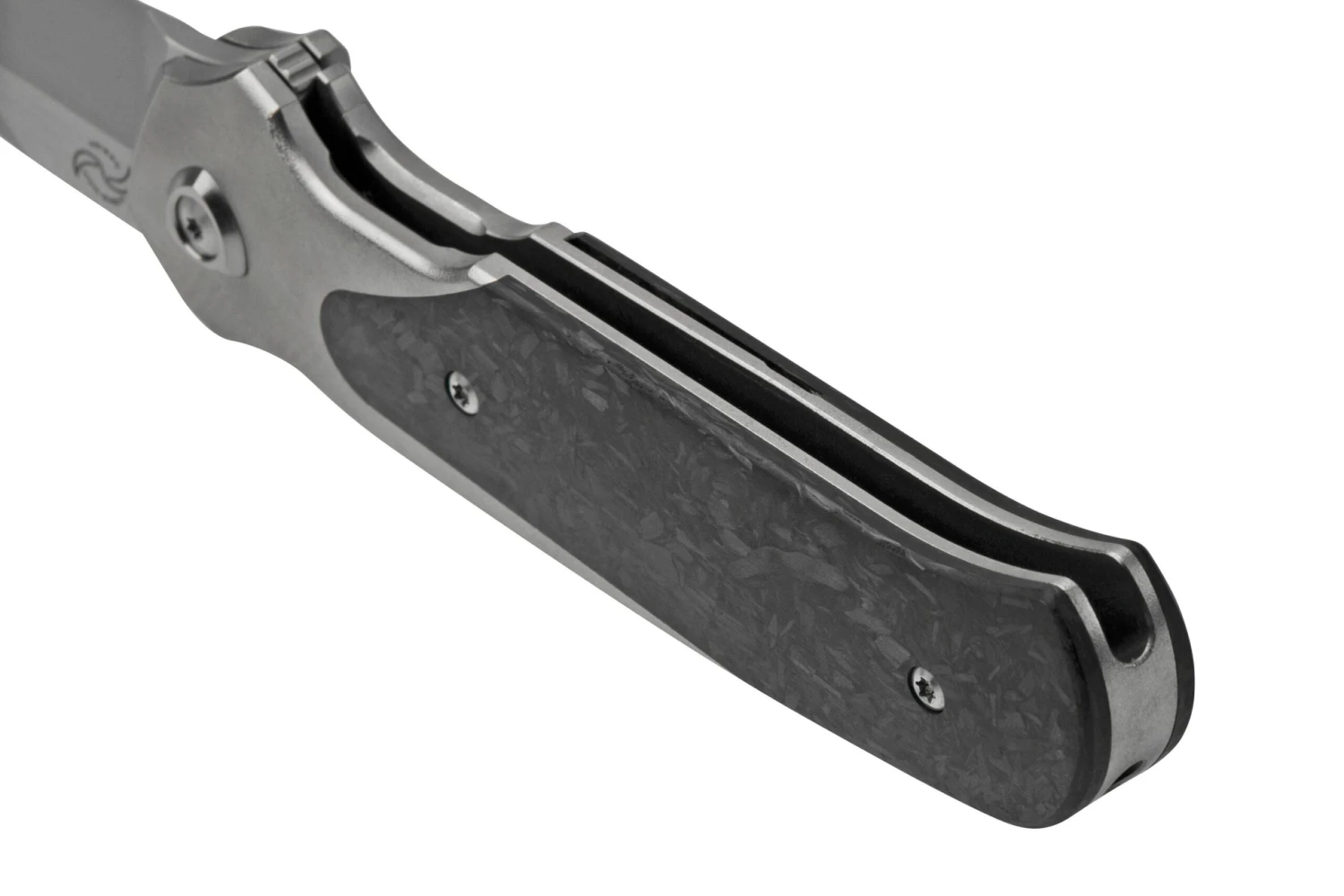 Liong Mah Model 18 M18-CFL Marble Carbon Fiber Lefty, Couteau De Poche 6 Liong Mah Model 18 M18-CFL Marble Carbon Fiber Lefty, Couteau De Poche – Image 4