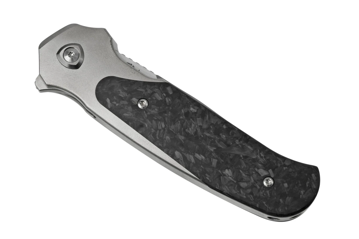 Liong Mah Model 18 M18-CFL Marble Carbon Fiber Lefty, Couteau De Poche 8 Liong Mah Model 18 M18-CFL Marble Carbon Fiber Lefty, Couteau De Poche – Image 6