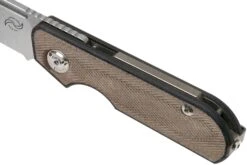 Liong Mah Traveller Spearpoint Green Canvas Micarta Couteau De Poche -Nitecore Soldes Boutique LO TR SP GCM 07 liong mah