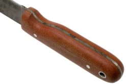 LT Wright Bushcrafter HC, 1075, Matte Natural Micarta, Leather Sheath, Couteau De Bushcraft -Nitecore Soldes Boutique LT BHC NM LS 04 lt wright