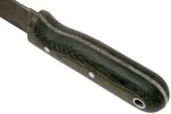 LT Wright Bushbaby HC, 1075, Matte Black Micarta, Leather Sheath, Couteau De Bushcraft 12 LT Wright Bushbaby HC, 1075, Matte Black Micarta, Leather Sheath, Couteau De Bushcraft -Nitecore Soldes Boutique LT BUBA BM LS 04 lt wright