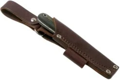 LT Wright Bushbaby HC, 1075, Matte Black Micarta, Leather Sheath, Couteau De Bushcraft 14 LT Wright Bushbaby HC, 1075, Matte Black Micarta, Leather Sheath, Couteau De Bushcraft -Nitecore Soldes Boutique LT BUBA BM LS 06 lt wright