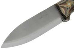 LT Wright Genesis Scandi Grind, A2, Matte Python Micarta, Leather Sheath, Couteau De Bushcraft -Nitecore Soldes Boutique LT GEN SC PYM LS 03 lt wright