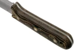 LT Wright Genesis Scandi Grind, A2, Matte Python Micarta, Leather Sheath, Couteau De Bushcraft -Nitecore Soldes Boutique LT GEN SC PYM LS 04 lt wright