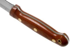 LT Wright GNS Saber Grind, O1, Polished Natural Micarta, Leather Sheath, Couteau De Bushcraft -Nitecore Soldes Boutique LT GNS SA NM POL LS 04 lt wright