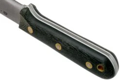 LT Wright Larry Roberts Signature Gen 6, A2, Matte Black Micarta, Leather Sheath, Couteau De Bushcraft -Nitecore Soldes Boutique LT LRSE GEN6 BM LS 04 lt wright