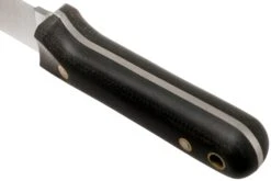 LT Wright Next Gen, A2, Matte Black Micarta, Leather Sheath, Couteau De Bushcraft -Nitecore Soldes Boutique LT NG BM LS 04 lt wright