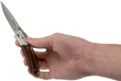 Mcusta MC-141G Shinra Mixture Ripple, Ironwood, Couteau De Gentleman -Nitecore Soldes Boutique MC 0141G 08 mcusta