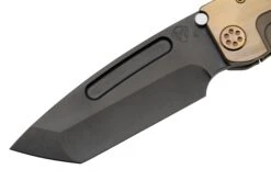 Medford Marauder H S35VN Black PVD Tanto Blade, Titanium Bronze Faced Flat Handle, Bronze Hardware, Couteau De Poche -Nitecore Soldes Boutique MF 23 MH 01 03 medford