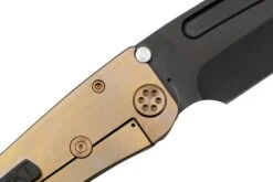 Medford Marauder H S35VN Black PVD Tanto Blade, Titanium Bronze Faced Flat Handle, Bronze Hardware, Couteau De Poche -Nitecore Soldes Boutique MF 23 MH 01 05 medford