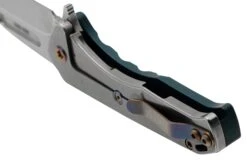 Medford Swift FL Flipper, S35VN Tumbled Tanto Blade, Blue Handle, Tumbled Spring, Couteau De Poche -Nitecore Soldes Boutique MF 23 SFF 03 04 medford