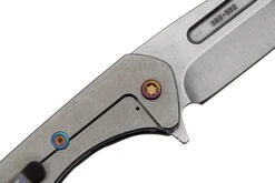 Medford Swift FL Flipper, S35VN Tumbled Tanto Blade, Blue Handle, Tumbled Spring, Couteau De Poche -Nitecore Soldes Boutique MF 23 SFF 03 05 medford