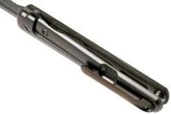 MKM Flame Dagger FL02-GCT Green Canvas Micarta Couteau De Poche, Michael Zieba Design -Nitecore Soldes Boutique MMK FL02 GCT 05 mkm knives