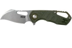 MKM Isonzo FX03-1PGR Hawkbill Green FRN Couteau De Poche, Jesper Voxnaes Design