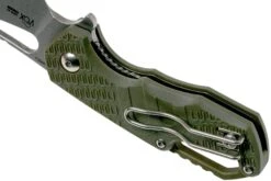 MKM Isonzo FX03-1PGR Hawkbill Green FRN Couteau De Poche, Jesper Voxnaes Design -Nitecore Soldes Boutique MMK FX03 1PGR 05 mkm knives