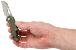 MKM Isonzo FX03-1PGR Hawkbill Green FRN Couteau De Poche, Jesper Voxnaes Design -Nitecore Soldes Boutique MMK FX03 1PGR 08 mkm knives