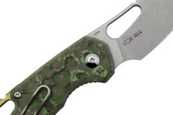 MKM Isonzo FX03-2CJ Cleaver Stonewashed, Jungle Wear Carbon Fiber, Couteau De Poche, Jesper Voxnaes Design -Nitecore Soldes Boutique MMK FX03 2CJ 05 mkm