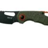 MKM Isonzo FX03-2PGO Cleaver OD Green FRN, Black Blade Couteau De Poche, Jesper Voxnaes Design