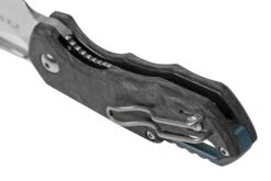 MKM Isonzo FX03M-3CM Clip Point Marble Carbon Fiber, Couteau De Poche, Jesper Voxnaes Design -Nitecore Soldes Boutique MMK FX03M 3CM 04 mkm