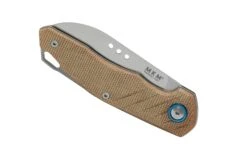 MKM Root RT-NC Satin Natural Canvas Micarta, Couteau De Poche, Jens Anso Design -Nitecore Soldes Boutique MMK RT NC 06 mkm