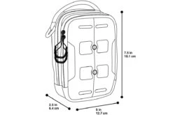 Maxpedition CAP Compact Administration Pouch Grey, AGR -Nitecore Soldes Boutique MXCAPGRY 08 maxpedition mxcapgry 08