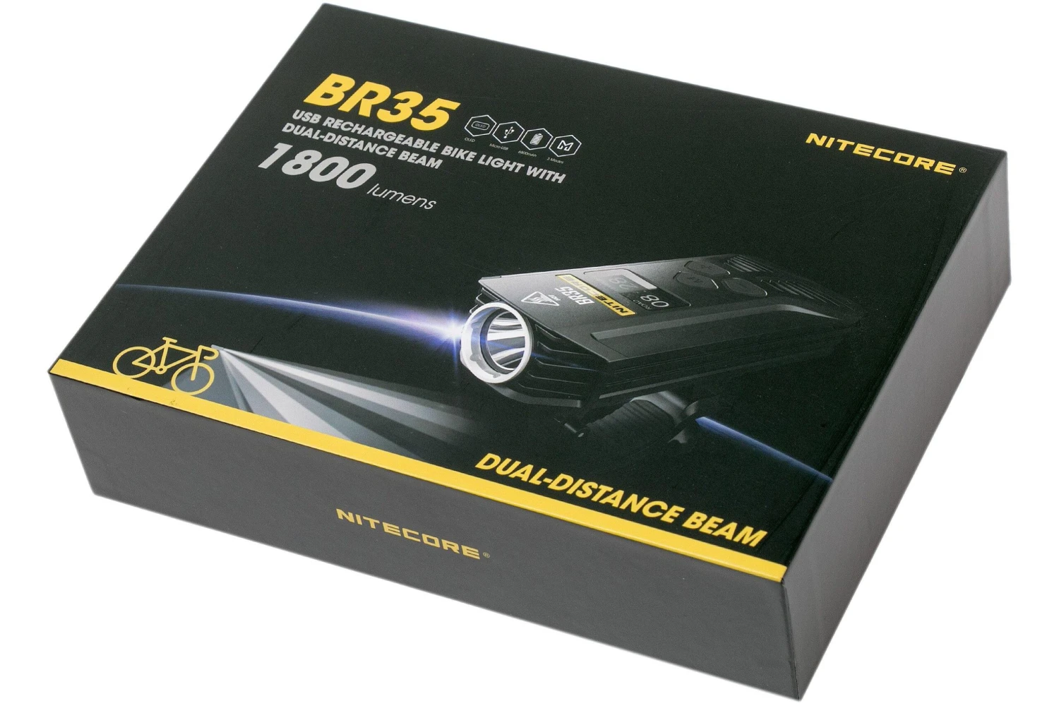 NiteCore BR35 Lampe De Vélo Rechargeable 11 NiteCore BR35 Lampe De Vélo Rechargeable – Image 9