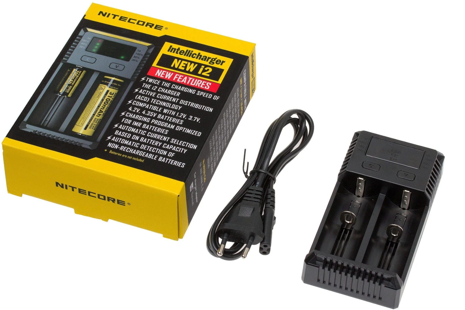 NiteCore Intellicharge NEW I2 Chargeur 3 NiteCore Intellicharge NEW I2 Chargeur