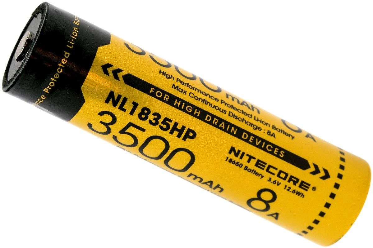 NiteCore Accu 18650 3500mah, NL1835HP 3 NiteCore Accu 18650 3500mah, NL1835HP