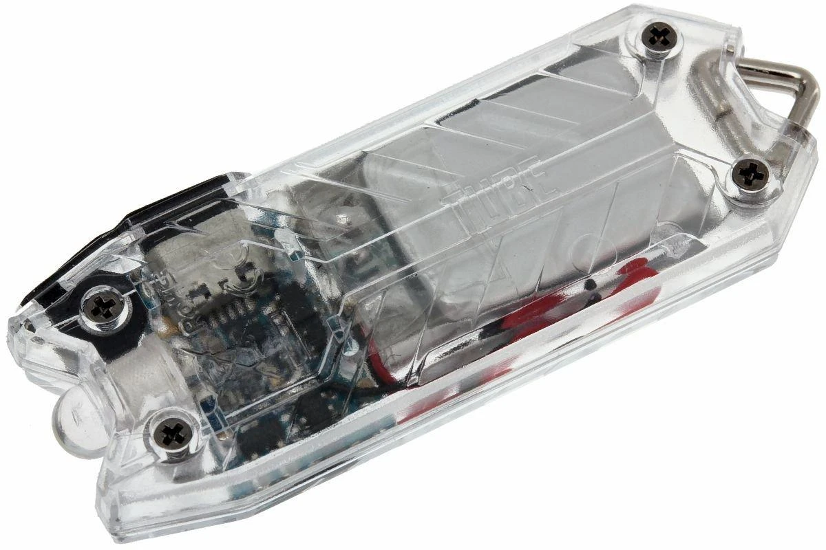 NiteCore Tube Blanc Transparent, Lampe De Poche Porte-clés Rechargeable 5 NiteCore Tube Blanc Transparent, Lampe De Poche Porte-clés Rechargeable – Image 3