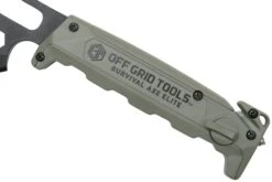 Off Grid Tools Survival Axe Elite, Vert, Hachette -Nitecore Soldes Boutique OGT SA110 04 offgridtools