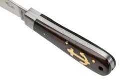 Otter Anchor Knife 174 M.L. Small Carbon, Grenadilla, Brass Anchor, Couteau De Poche -Nitecore Soldes Boutique OR174ML 07 otter